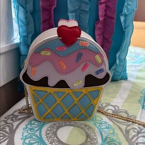 Hannah Banana Cupcake Crossbody Purse